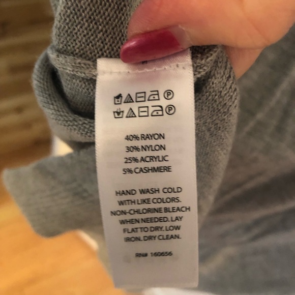 Rachel Zoe Hooded Long Sleeve Sweater Sunday Funday Graphic Cashmere Blend M - Picture 5 of 5